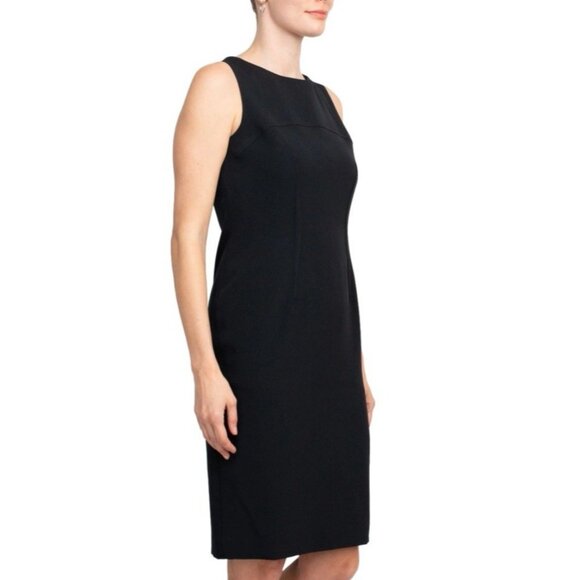 LeSuit Sheath Dress 18W Black Sleeveless Classic Career Office Coordinate - Picture 1 of 11